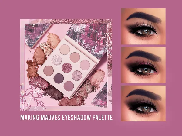 Alpha Making Mauves Eyeshadow Palette by frostsims - The Sims 4 Custom Content