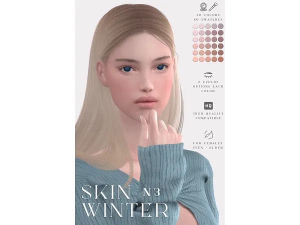 SKIN #3 WINTER and soul mirrors! by Northern Siberia Winds