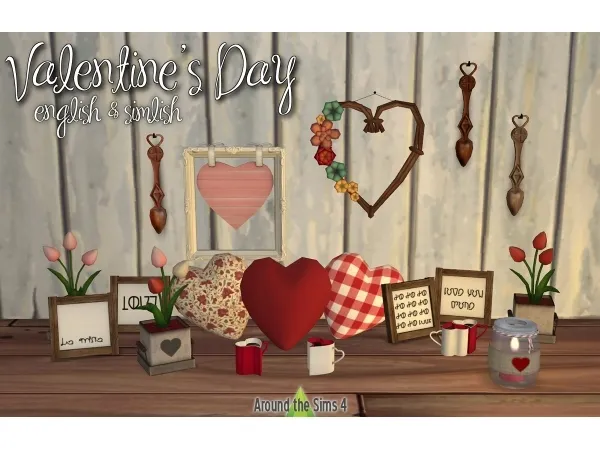 Maxis Match Around Valentines Day - The Sims 4 Custom Content