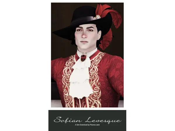 Maxis Match SOFIAN LEVESQUE SIM DOWNLOAD - The Sims 4 Custom Content
