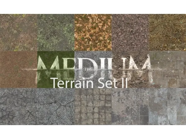 Maxis Match The Medium Terrain Set II - The Sims 4 Custom Content