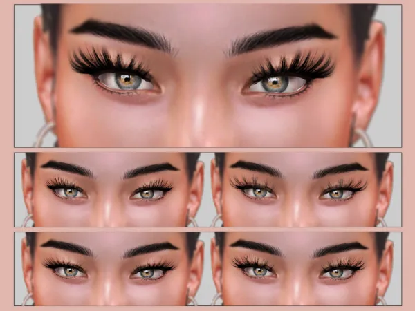 Alpha LeahLillith Hollywood Lashes by simsfinds - The Sims 4 Custom Content