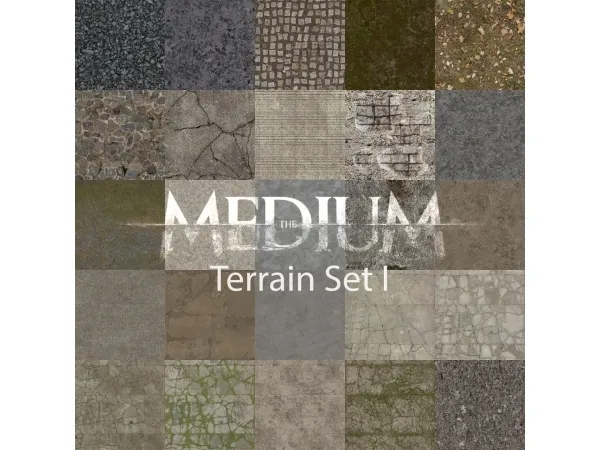 Maxis Match The Medium Terrain Set I by simsfinds - The Sims 4 Custom Content