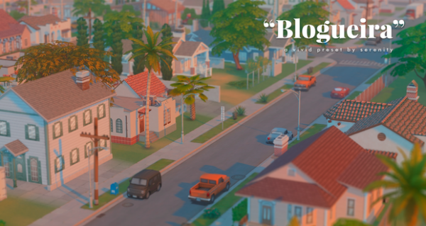 Mix Blogueira a reshade preset by simsfinds - The Sims 4 Custom Content