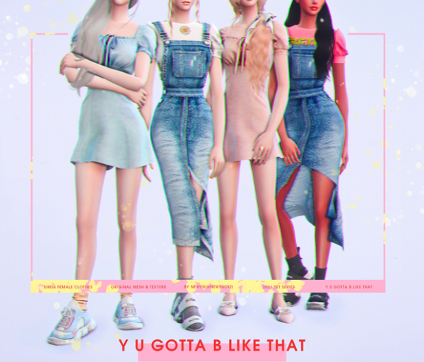 Alpha Y U GOTTA B LIKE THAT [뉴엔] by simsfinds - The Sims 4 Custom Content
