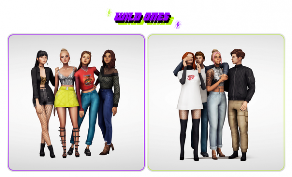Maxis Match wild ones collection by simsfinds - The Sims 4 Custom Content