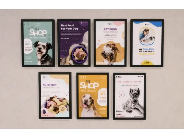 Maxis Match Pet Shop Posters Pet Care Art by simsfinds - The Sims 4 Custom Content