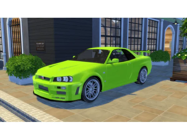 Maxis Match 1999 Nissan Skyline - The Sims 4 Custom Content