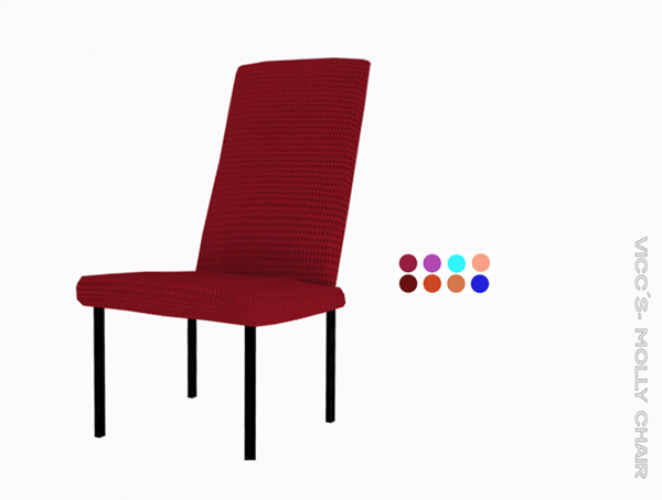 Alpha VICCS MOLLY CHAIR by viccs - The Sims 4 Custom Content
