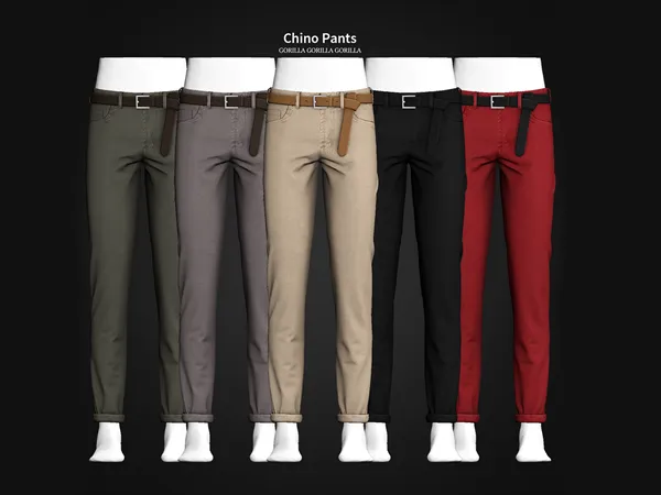 Alpha Chino Pants by simsfinds - The Sims 4 Custom Content