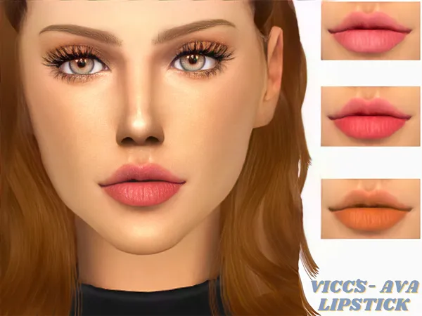 Alpha VICCS AVA LIPSTICK by viccs - The Sims 4 Custom Content