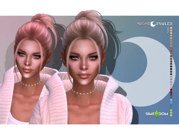Alpha nightcrawler icon hair by nightcrawler - The Sims 4 Custom Content