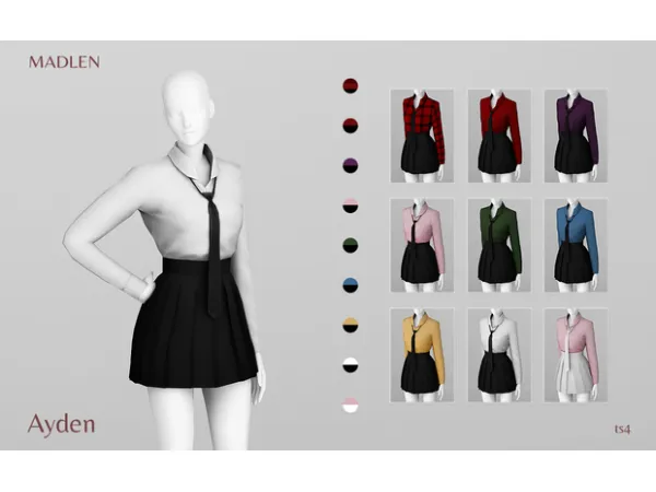 Maxis Match Madlen Ayden Outfit by madlensims - The Sims 4 Custom Content