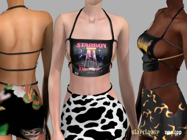 Alpha SC124 NOE TOP by slayclassy - The Sims 4 Custom Content