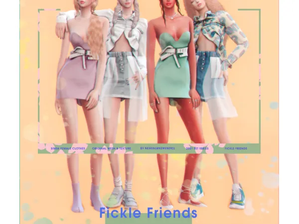 Alpha Fickle Friends [뉴엔] by new_en092 - The Sims 4 Custom Content