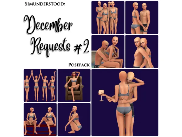 Mix DECEMBER REQUESTS 2 - The Sims 4 Custom Content