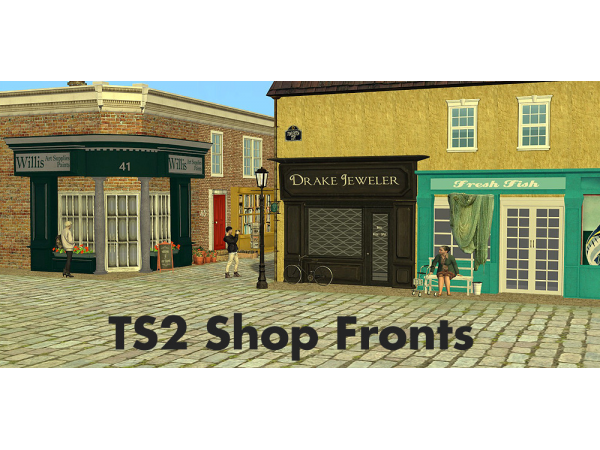 R13 TS2 Shop Fronts The Sims 2 Download SimsFinds