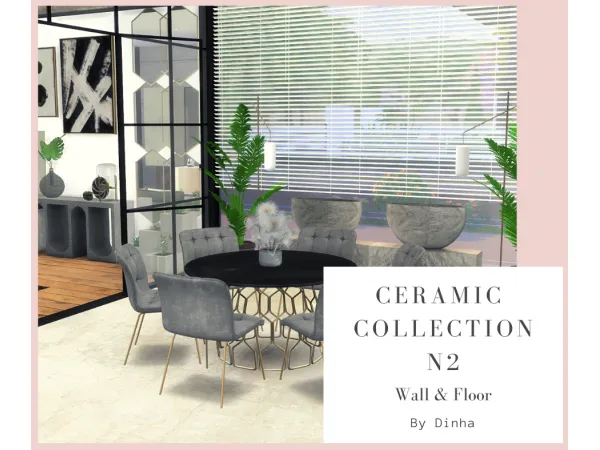 Alpha Ceramic Collection N2 - The Sims 4 Custom Content