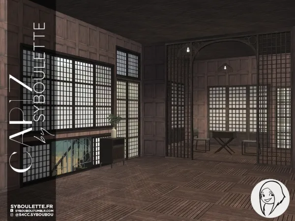 Alpha Capiz set by simsfinds - The Sims 4 Custom Content