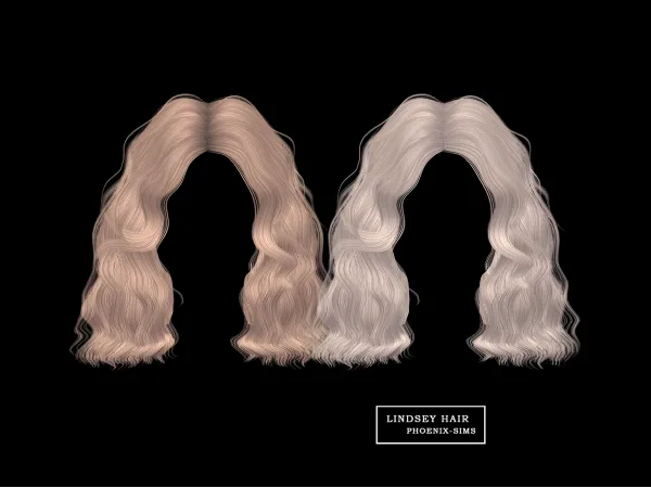 Alpha Lindsey Hair - The Sims 4 Custom Content