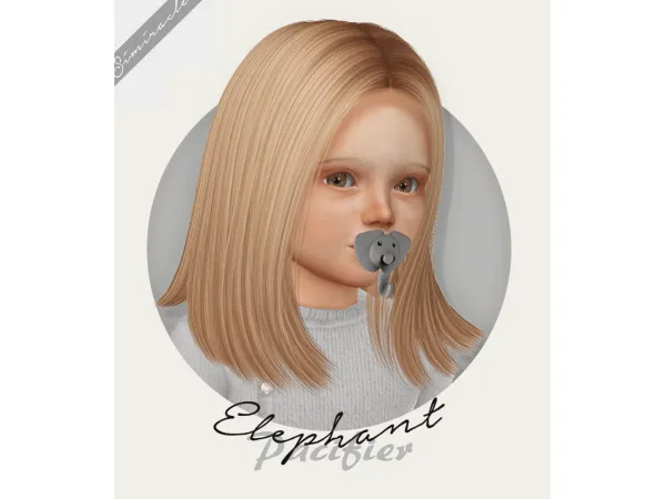 Maxis Match Elephant Pacifier by simsfinds - The Sims 4 Custom Content