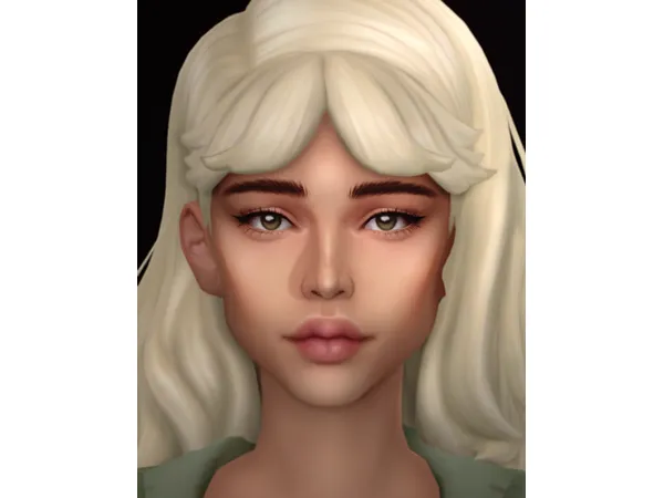 Maxis Match Lip Preset 7 by Arenetta - The Sims 4 Custom Content