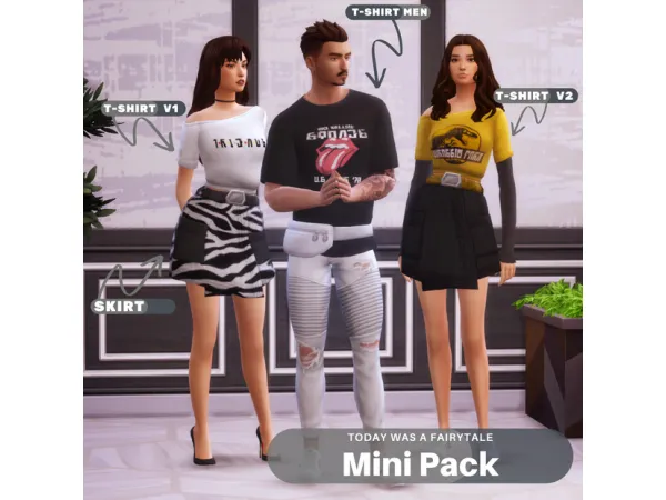 Maxis Match TWAF Mini Pack by simsfinds - The Sims 4 Custom Content