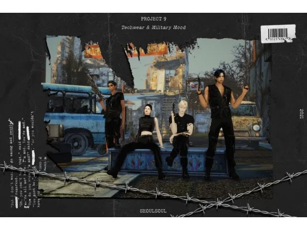 Project 9 ; Techwear & Military Mood by seoulsoul