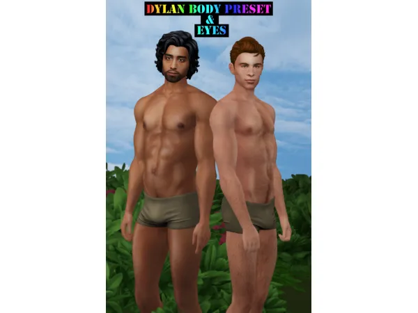Maxis Match Dylan Body Preset Eyes by simsfinds - The Sims 4 Custom Content