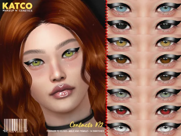 Alpha katco contact n2 by katco - The Sims 4 Custom Content
