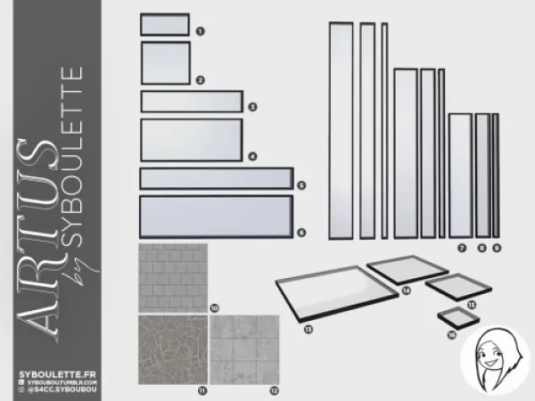 Alpha Artus set by simsfinds - The Sims 4 Custom Content