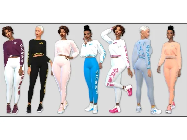 Alpha Simlockers Jordan 12s recolors by simsfinds - The Sims 4 Custom Content