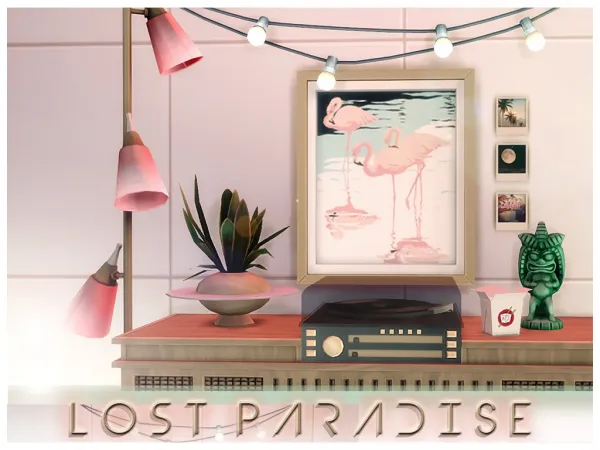 Alpha Lost Paradise by simsfinds - The Sims 4 Custom Content