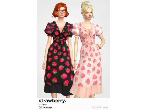 Strawberry dress by Joliebean