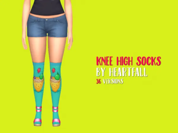 Maxis Match KNEE HIGH SOCKS by simsfinds - The Sims 4 Custom Content