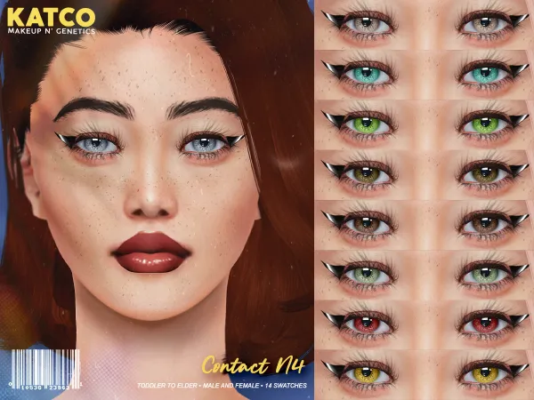 Alpha katco contact n4 by katco - The Sims 4 Custom Content