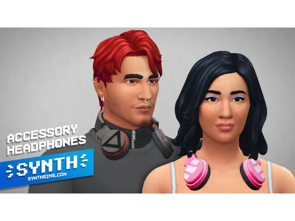 Maxis Match ACCESSORY HEADPHONES by simsfinds - The Sims 4 Custom Content