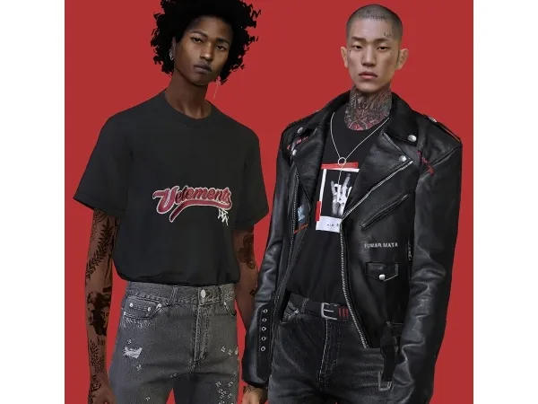 Alpha [PLUSH] SS18 Menswear Collection by simsfinds - The Sims 4 Custom Content