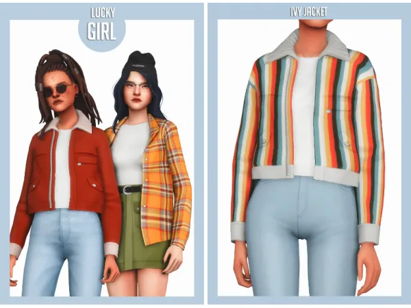Maxis Match Lucky Girl pack by simsfinds - The Sims 4 Custom Content
