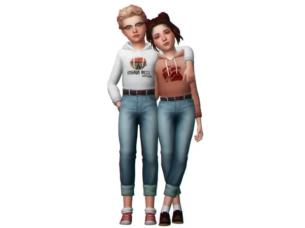 Alpha REMY OUTFIT by clumsyalienn - The Sims 4 Custom Content