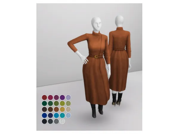 Maxis Match Duchess of Dress VII (24 color) by simsfinds - The Sims 4 Custom Content