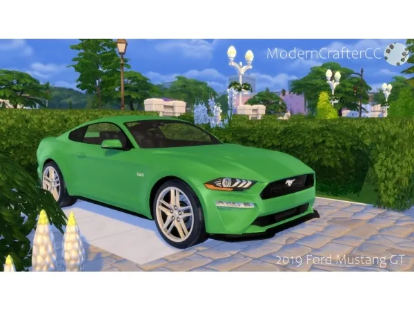 Maxis Match 2019 Ford Mustang GT - The Sims 4 Custom Content