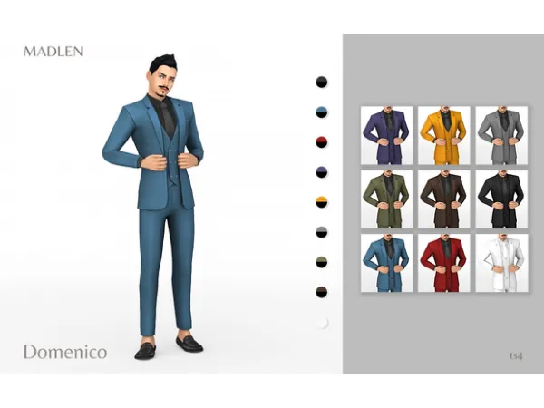 Maxis Match Madlen Domenico Outfit by Madlen - The Sims 4 Custom Content