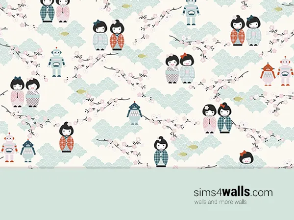 Alpha sims4walls n6 by sims4walls - The Sims 4 Custom Content
