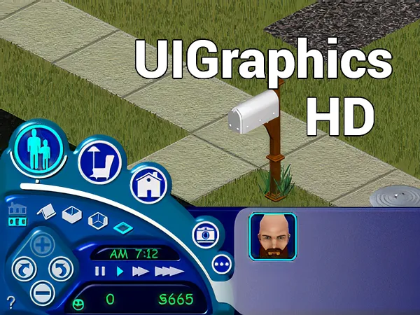 UIGraphics HD by ts1creations - The Sims 1 Custom Content