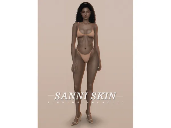 Alpha Sanni skin by simsfinds - The Sims 4 Custom Content