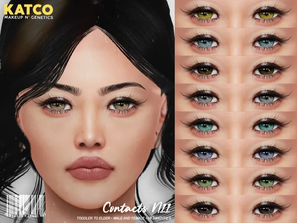 Alpha katco contact n11 by katco - The Sims 4 Custom Content