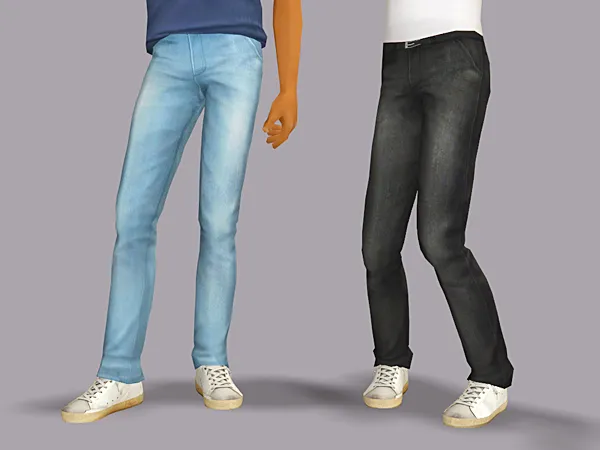 Mementos 4t2 Rope Basic Denim Jean - The Sims 2 Custom Content