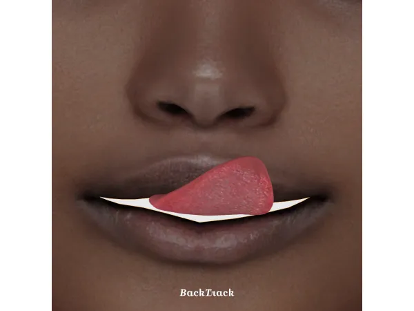 Alpha tongue up acc by BackTrack - The Sims 4 Custom Content