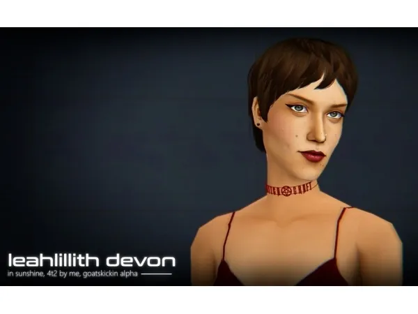 two hairs in sunshine hair system - The Sims 2 Custom Content